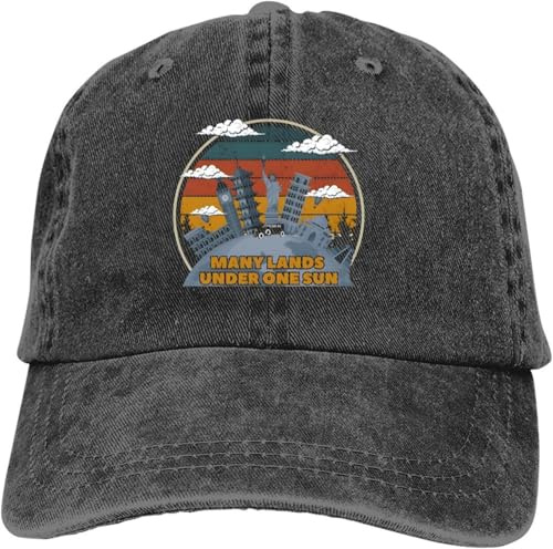 SIVMZFYQEL Klassische Klassische USS Missouri BB-63 Baseballmützen für Männer Frauen Distressed Denim Kopfbedeckung Kriegsschiff Marine Schiff Outdoor Laufen Golf Geschenk Hut