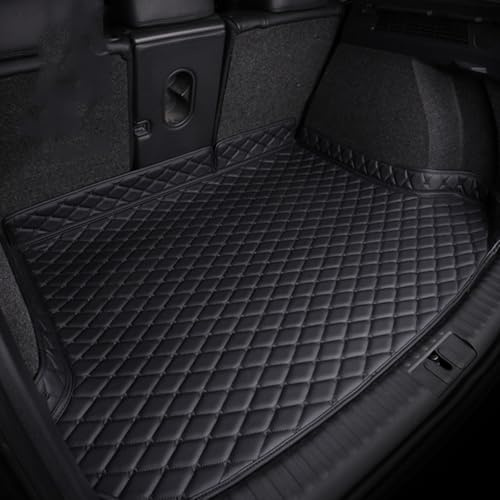 Alfombrillas Maletero para VW Tiguan R-Line (AB 2024) 2025 2026, Maletero Protector Tronco Bandeja Alfombra protección Alrededor del Reloj,A Black
