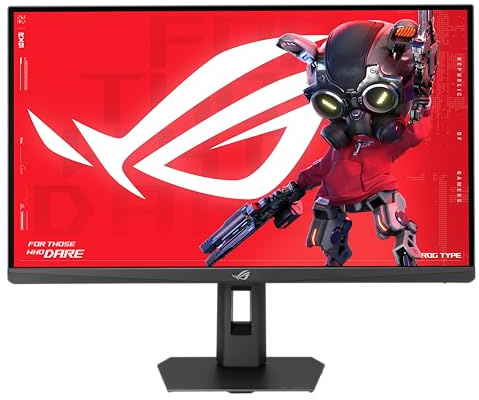 ASUS ROG STRIX XG27UCGR, Monitor Gaming da 27 4K FastIPS (3840x2160), Nero | Dual Mode (4K a 162Hz e FHD a 485Hz), 1ms (GTG) Response Time, ELMB Sync e G-Sync compatibile, USB-C, DisplayWidget Center