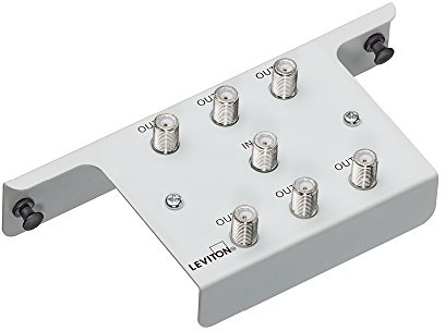 Leviton 1x6 2GHz Passive Video Splitter, 47690-6C2, White