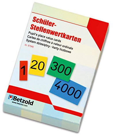 Betzold - Stellenwert-Karten von 0-9999 - Rechnen lernen Rechenaufgaben