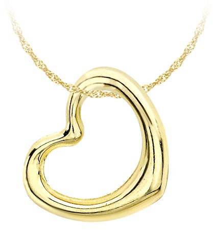 CARISSIMA Damen - Halskette 9 k (375) Rundschliff Diamant 1.40.3294