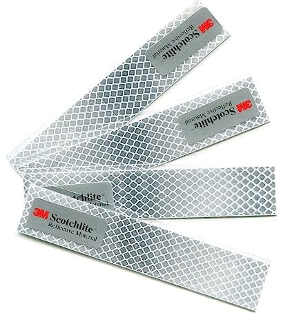 Salzmann Diamond Grade Reflektierende Aufkleber - Wasserfeste Sticker für Autos und Motorräder - Hergestellt mit 3M Scotchlite