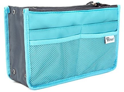 Periea Chelsy Handbag Organiser Insert (Bright Blue, Small)