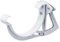 INEFA Stirnbretthalter justierbar für Dachrinne halbrund, PVC NW100 / 100mm, Weiß Dachrinnenhalter Dachrinnenzubehör, Made in Germany