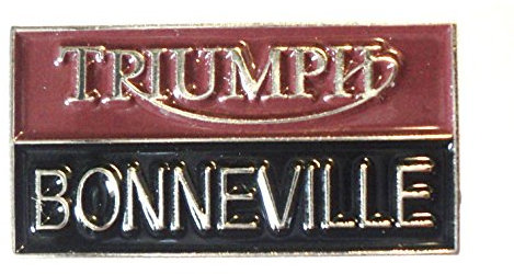 Mercmad Triumph Bonneville Classic 1960's Biker Metal Motorbike Enamel Badge