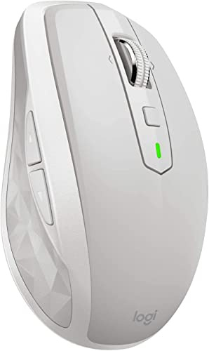 Logitech MX Anywhere 2S Mouse Wireless | Multidispositivo, Bluetooth/2,4 GHz, Unifying, 4000 DPI, 7 Pulsanti, Ricaricabile, PC/Mac/Laptop/iPadOS - Grigio