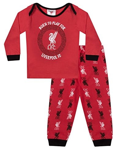 Liverpool FC Baby Pyjamas Long Boys Kids Official Football Gift