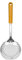 Fackelmann BIO Skimmer, Stainless Steel Function Head With Wood Fibre Handle, 31.5x11.5x6.5cm, Silver & Light brown/Orange