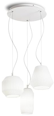 Ideal Lux Origami - 3 Light Cluster Ceiling Pendant White