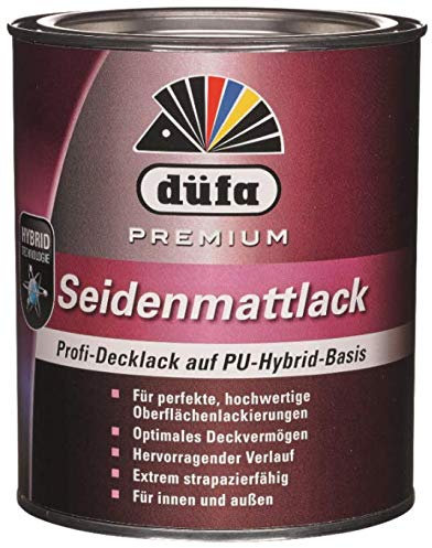 düfa Premium Seidenmattlack 750ml CACAO Profi-Decklack auf PU-Hybrid-Basis | Innen/Außen Buntlack braun