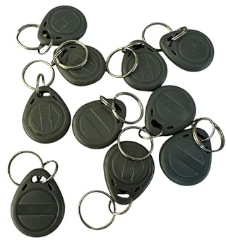 YARONGTECH-RFID omskrivbar tagg skrivbara nyckelringar 125 khz blå röd gul tom tagg chip T5577 hotell token paket med 10