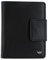 Golden Head Polo RFID Protect Billfold Coin Wallet with Snap Closure Black