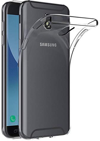 Verco Handyhülle für Samsung J5 (2017) Case, Handy Cover für Samsung Galaxy J5 2017 Hülle Transparent Dünn Klar Silikon, durchsichtig