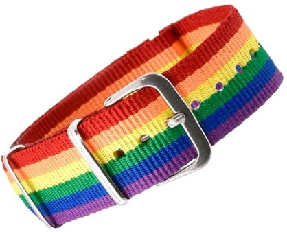 BDM - Pulsera LGBT Tela, lesbiana, transexual, lgtbi y arcoíris
