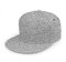 Oaieltj Unisex Baseball Cap Herren Damen Einstellbare Snapback Trucker Hat Mode Hip-Hop Baseball Cap, Silber Glitter, One size