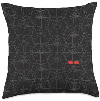 Star Wars Darth Vader Helmet Print Throw Pillow, 18x18, Multicolor