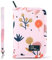 Dizdvizd Reisepass Schutzhülle für Damen, Reisepass Tasche Ausweistasche Dokumententasche Organizer für Reisen - Floral