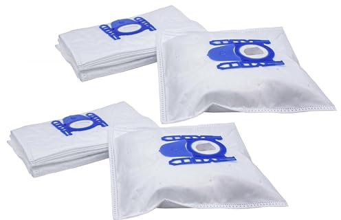vhbw 20x Sacs compatible avec Kärcher VC 5200, 5300, 6000-6999 aspirateur - microfibre non tissée, 27cm x 20cm blanc