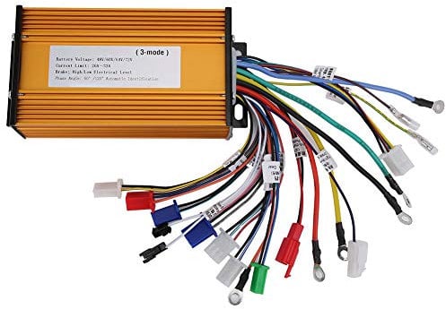 Dioche E-Bike Brushless Speed Motor Controller 12 Tube Three-Mode Sinusoid für Elektroroller 48V 60V 64V 72V 1000W-1500W Fahrrad Brushless Controller Kit