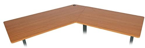 Mendler Tischplatte HWC-D40 für Eck-Schreibtisch, Schreibtischplatte, 120° - Natur
