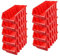 PROREGAL SuperSparSet 10x Sichtlagerbox 5 | HxBxT 18,7x33,3x50cm | Rot | Sichtlagerbehälter Sichtlagerkasten Sichtlagerkastensortiment Sortierbehälter Stapelbehälter
