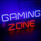 SIGNSHIP Gaming Zone Neon-Schild, bunte LED-Neon-Licht, USB Letter Game Neon-Licht für Spielzimmer, dekorative Worte Wand Neon-Schild für Schlafzimmer Bar Gaming Zimmer Geschenk für Gamer