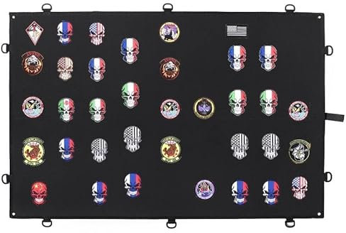 110 x 70 cm Panneau d'affichage tactique militaire avec panneau de correction morale, crochet et boucle, panneau d'affichage tactique militaire avec bande (110 x 70 cm, noir)