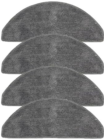 Moupaa Ropa de fregona para Xiaomi E10 E12 B112 Robot Aspiradora Piezas de repuesto (4 piezas)