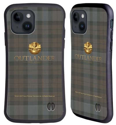 Head Case Designs Offizielle Outlander Plaid Schottentuche Hybride Handyhülle Hülle Huelle kompatibel mit Apple iPhone 15