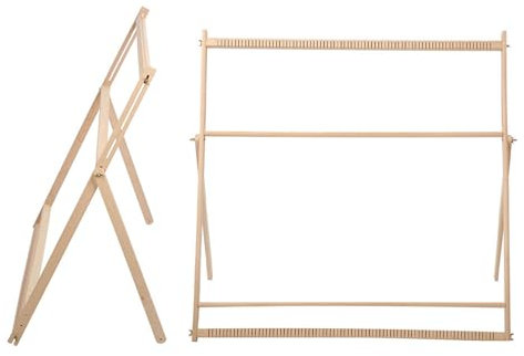 Webstuhl, DIY Handwebmaschine aus Holz, Verstellbare Halterung, Gobelin-Strickmaschine, Wollstrickwerkzeug für Erwachsene und