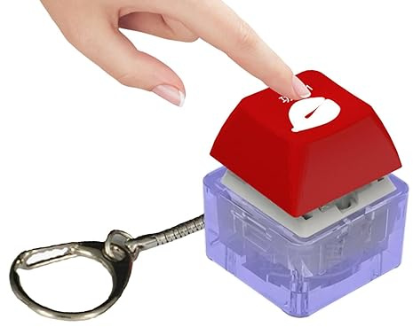 Quzente Tastatur-Fidget | Finger-Tastatur-Spielzeug - Finger-Tastatur-Spielzeug, Fingerspielzeug-Zappelknopf, Spielzeug zum Stressabbau, Schlüsselbund-Zappelei, um die langweilige Zeit zu vertreiben