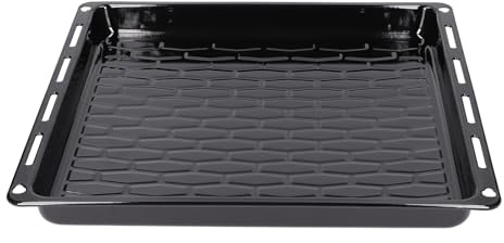 easyPART passend für Beko 419300096 Backblech 398x380mm für Gasherd | Backofenblech, Emailliert, Schwarz, Herd, Backofen, Kompatibel mit Leisure, Arçelik, Arctic, Altus, Blomberg