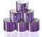 Art3dwallpanels 2364 Pieces petits carreaux de mosaïque en verre autocollants pour décoration à faire soi-même, violet