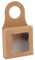 Cajas de Vino Reciclables, Caja para Botellas de Vino de Papel Kraft de 25 Unidades con Ventana con Gancho para Colgar Cajas de Plegables de Kraft