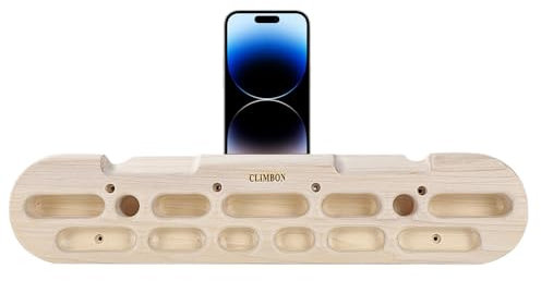 Lumiscent Kletter-Hangboard – Kletter-Hangboard aus | -Finger-Rock-Brett | An der Tür montierte Klimmzugstange | Wandkletter-Griffrahmen für Fingerkrafttraining im Innen- und Außenbereich im -Fitne