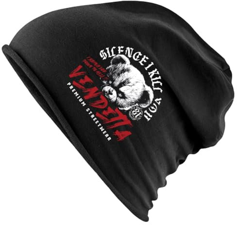Vendetta Inc. Unisex Beanie Teddy Attack schwarz 1016 (schwarz)