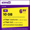sim24 Handytarif z.B. Allnet Flat 10 GB – (Flat Internet 5G 10 GB, Flat Telefonie, Flat SMS und Flat EU-Ausland, 6,99 Euro/Monat, monatlich kündbar) oder andere Tarife