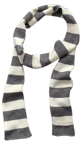 AYPOHU 2000er Jahre Streifenschal Für Den Winter Warmer Schmaler Halsschal Für Frauen Verschiedene Outfits Alle Passenden Lässigen Und Formellen Langen Schal