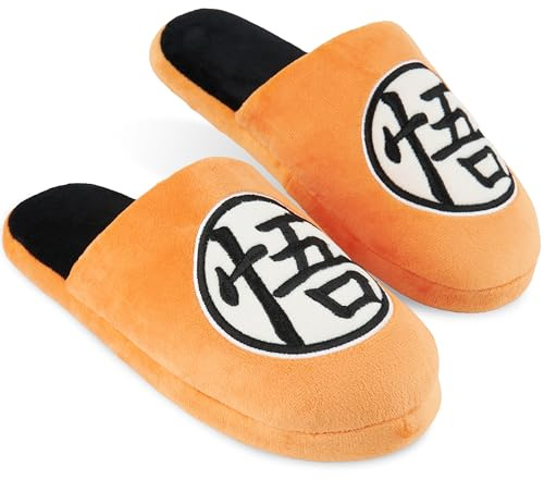 Get Trend Hausschuhe Herren, Rutschfeste Winter Plüsch Pantoffeln, Warme Latschen, Anime Geschenke für Männer & Teenager