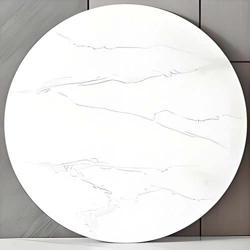 70/80/90cm Grande Plato Giratorio Redondo, 80cm Bandeja Giratoria Grande Para Mesa De Comedor, Plato Giratorio Para Mesa De Comedor, Plato Giratorio 360°, Fácil De Limpiar Para Hoteles Restaurantes(Wh