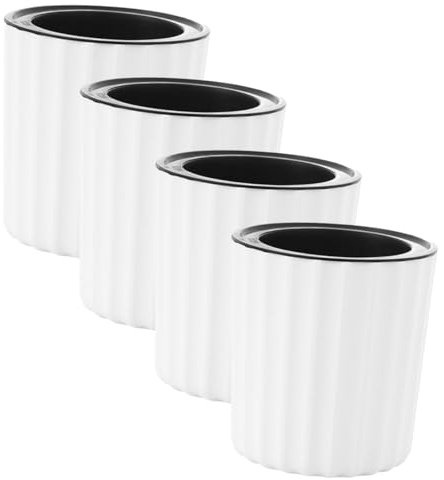 BESPORTBLE 4stücke Selbstbewässernder Blumentopf Kunststoff Teiliges Dekorativer Pflanzer Für Pflanzen Für Balkon Büro Und Zuhause Automatisches Bewässerungssystem