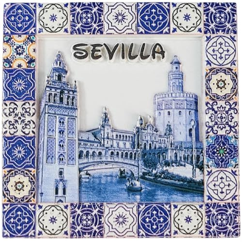 Kühlschrankmagnet Sevilla Andalusien Spanien Reise Souvenir Kühlschrank 3D Dekoration Magnet Aufkleber Handwerk