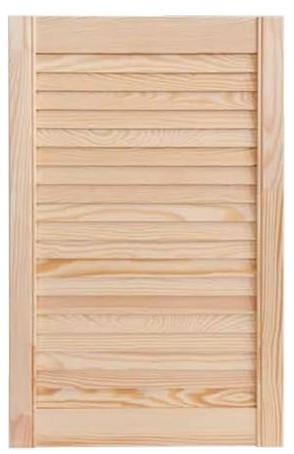 Generico Antina A Persiana Aperta in Legno di Pino Netto Varie Misure - FINE Serie - Misura Disponibile: mm H 1980 x L 300 x 20 (cod. 13666)