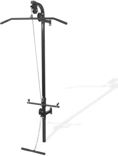 Wall Mounted Cable Pulley System, Cable Machine Home Gym with 2 Pulleys