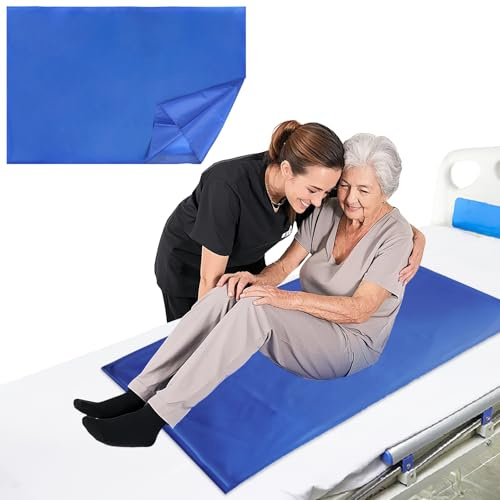 Lefeke Tubular Slide Sheet for Patient Transfer, Transfer Sheet, Sliding Draw Sheets to Assist Moving Elderly, Draw Sheet for Cars, Hospital Bed, Home Care(118 * 76cm-M)