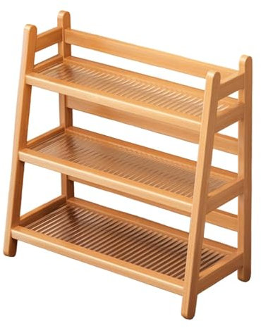 F Fityle Support à sirop de café, étagère, porte-tasses, 3 niveaux, pour garder les épices bien rangées, organisateur de station de café pour garde-manger, Brun