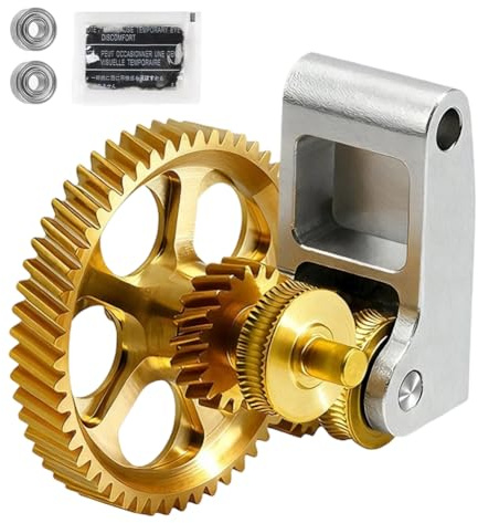 Extruder-Zahnrad für Bambulab X1C P1P P1S 3D Drucker, Panda Claw für Bambu-Lab X1C P1P P1S 3D Drucker, RNC Nano-beschichtetes Extruder-Zahnrad, Golden