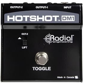 Radial Engineering Hotshot DM1 Mikrofon Signal Muting Fußschalter