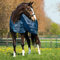 Horseware Irland Pferdedecke, 200 g, Pferde-Outdoordecke, ABAD62, Navy/Navy, 7'3 (221cm)